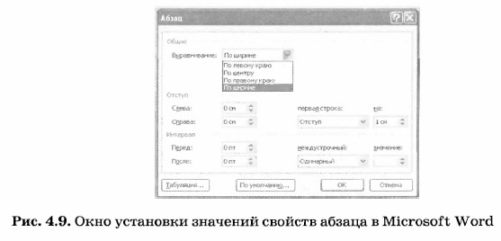 ���� ��������� �������� ������� ������ � Microsoft Word
