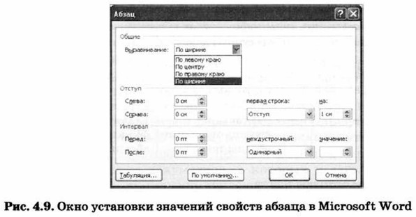 ���� ��������� �������� ������� ������ � Microsoft Word