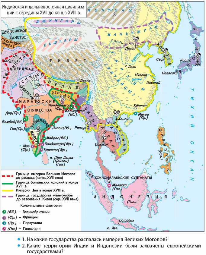 ��������� � ��������������� ����������� � �������� XVII �� ����� XVIII �.