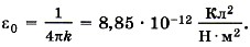 ������������� ���������� &epsilon;<sub>0</sub>